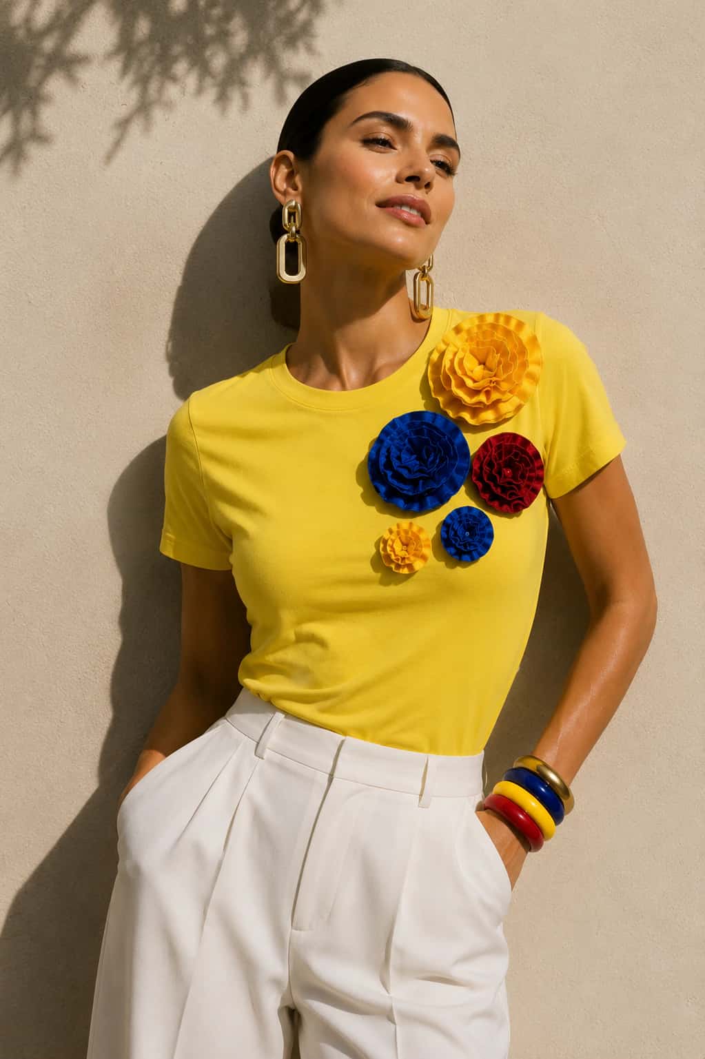 Camiseta Colombia Florece amarilla - miniatura 5