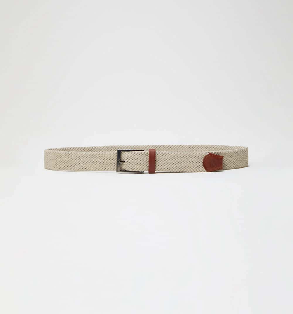 Cinturon para hombre trenzado