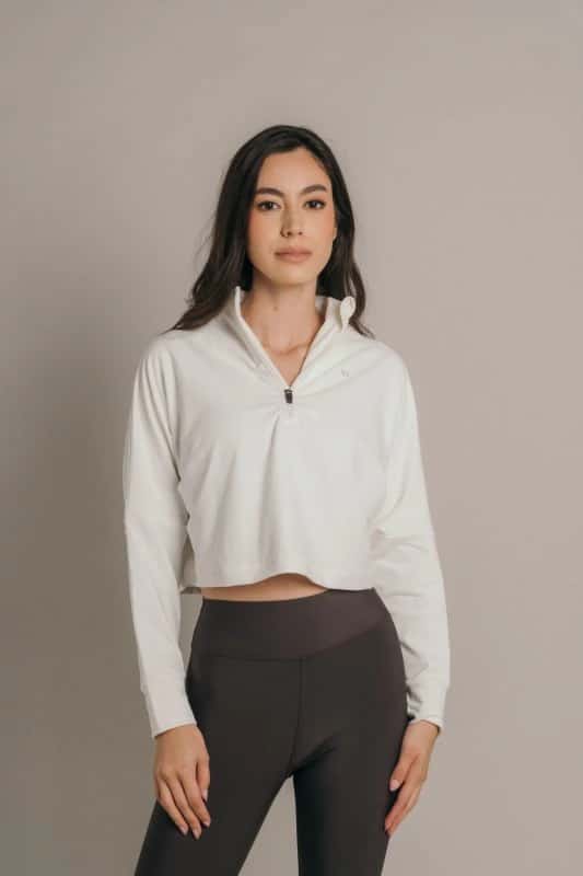 Overzised zip neck  Crudo