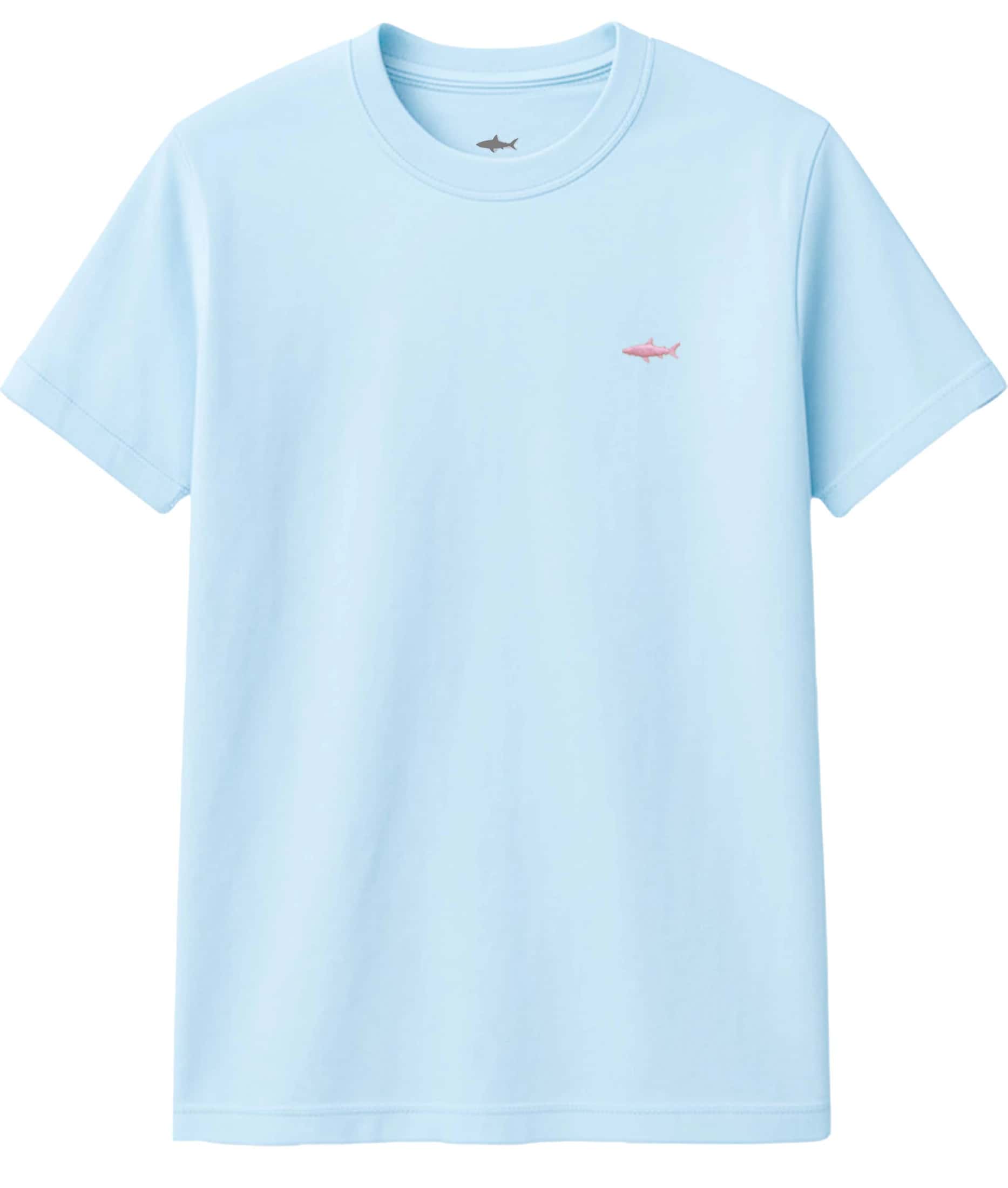 CAMISETA AZUL PASTEL
