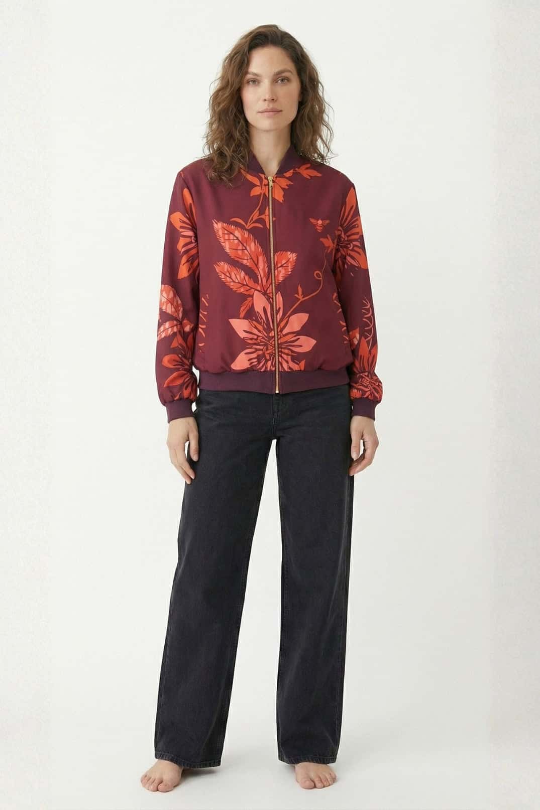 Chaqueta Origen Chulupa Burgundi - miniatura 4
