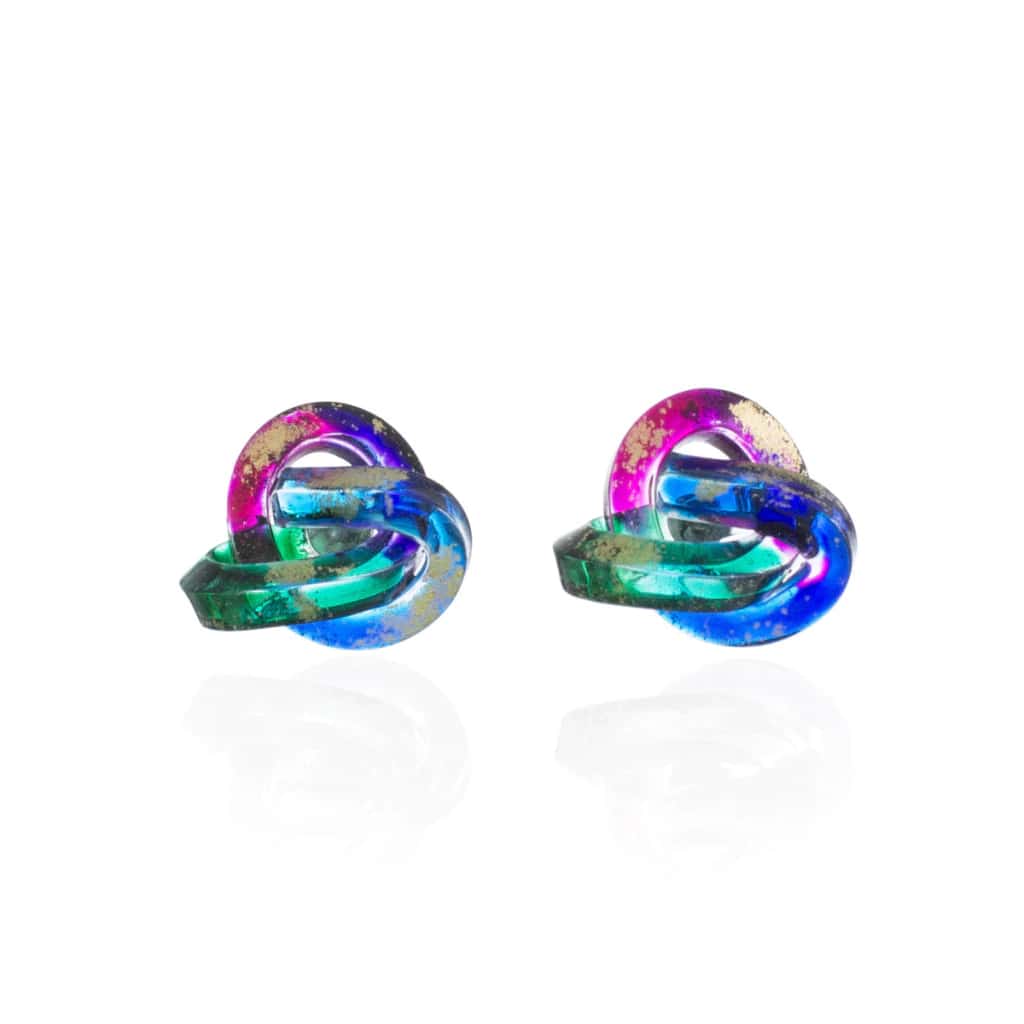 Aretes Infinito Nodo Pequeño