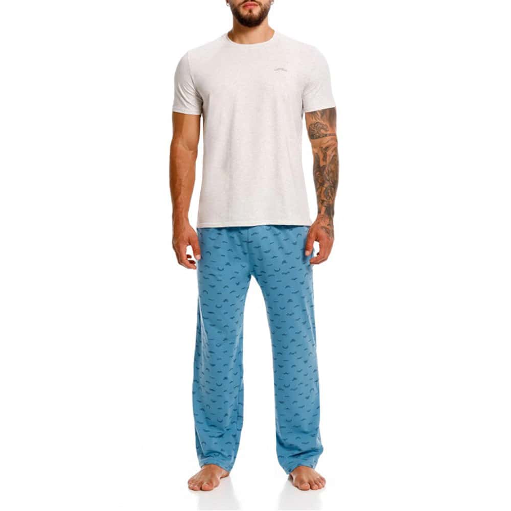 SET PIJAMA CLÁSICO AZUL
