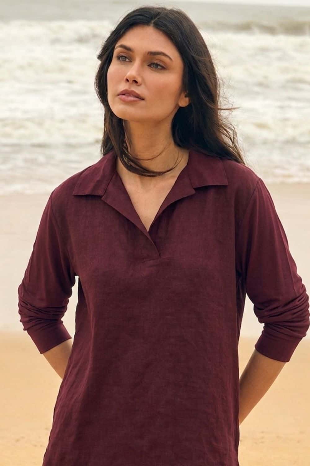 Blusa new provenza vino