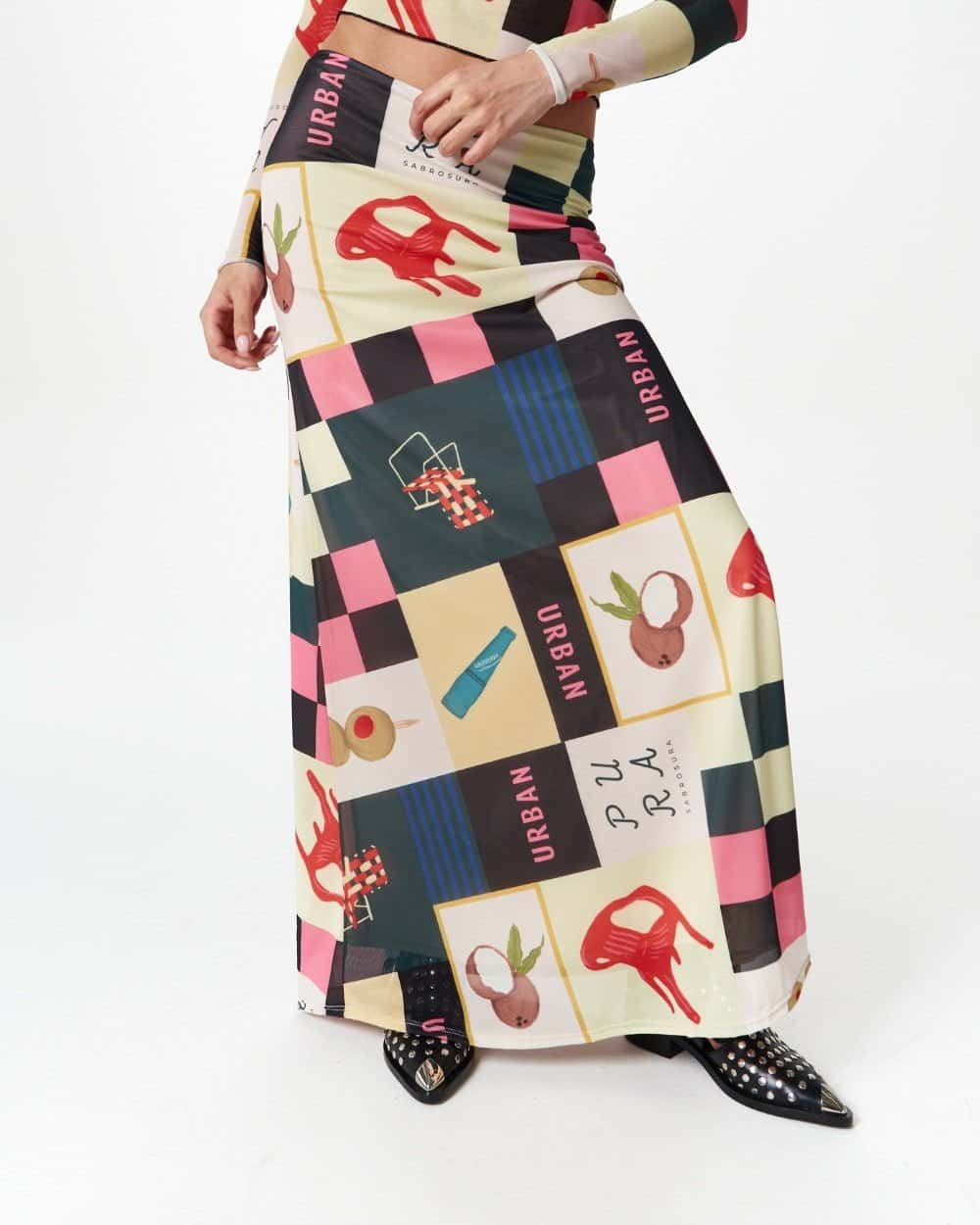 LATIN MAXI-SKIRT