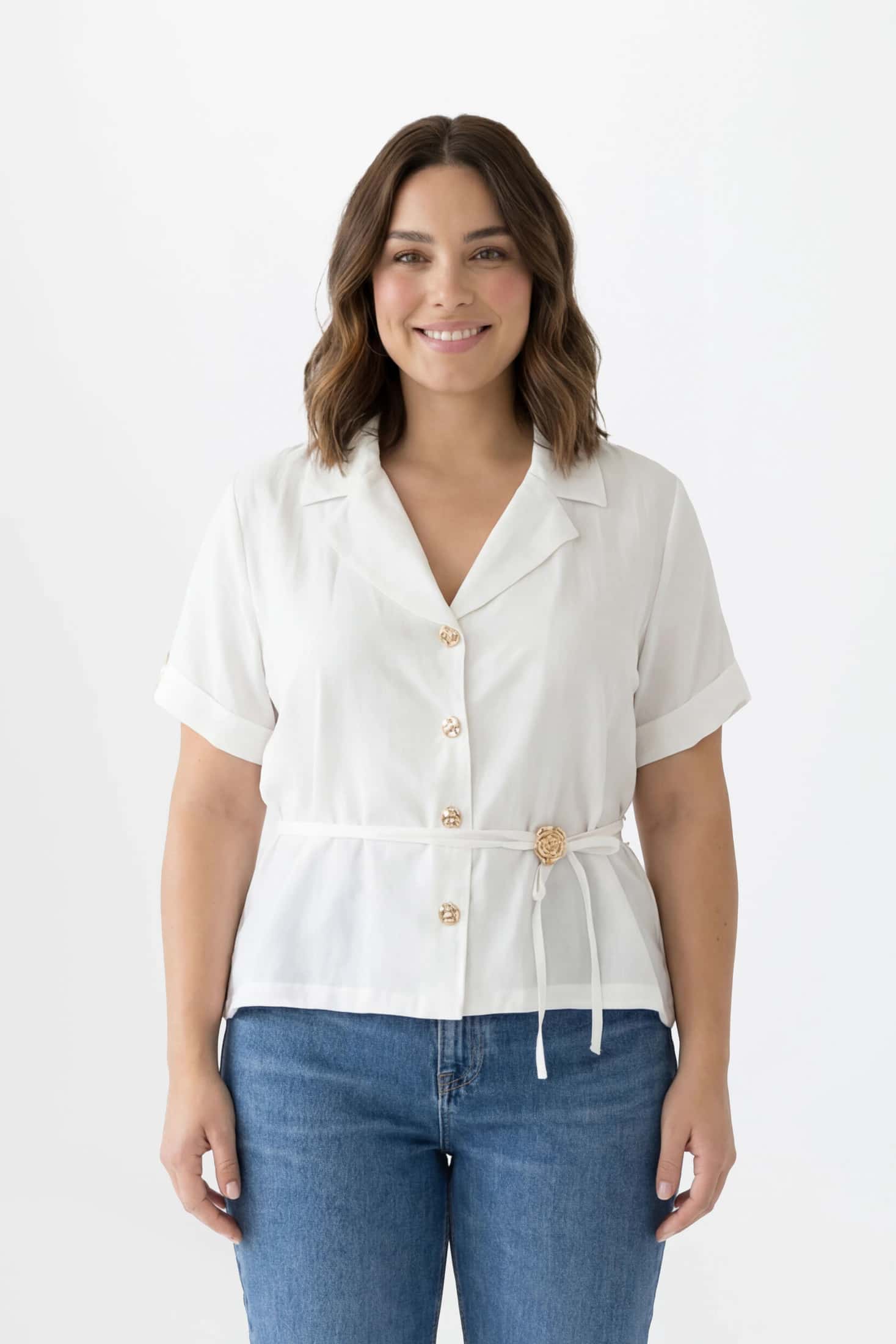 CAMISERA CON CINTURON PARA MUJER 1142678