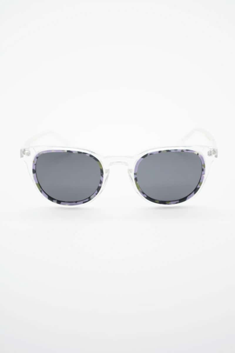 gafas de sol seventeen transparente terrazo morado