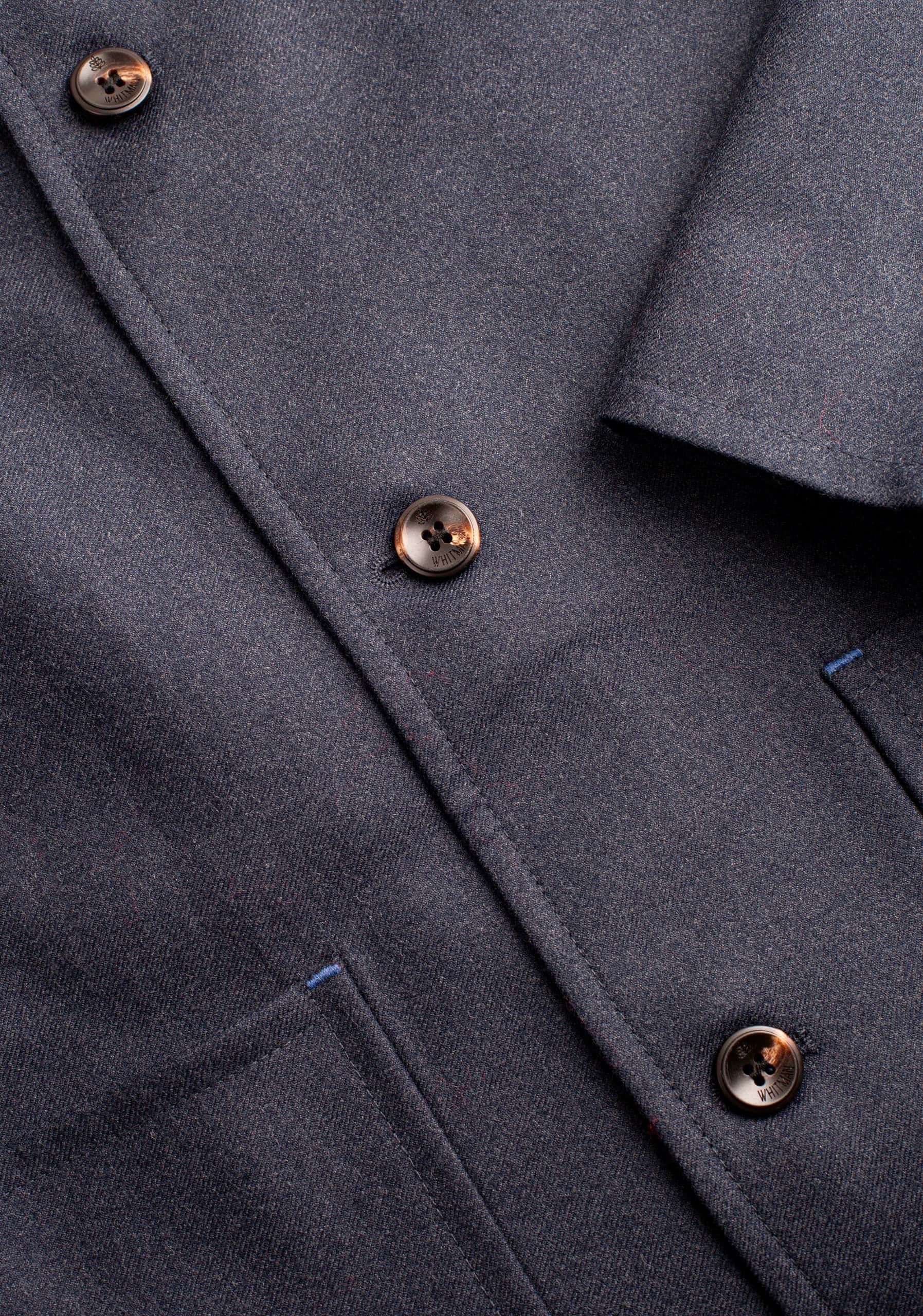 Chaqueta H Walt Lana Azul - miniatura 3