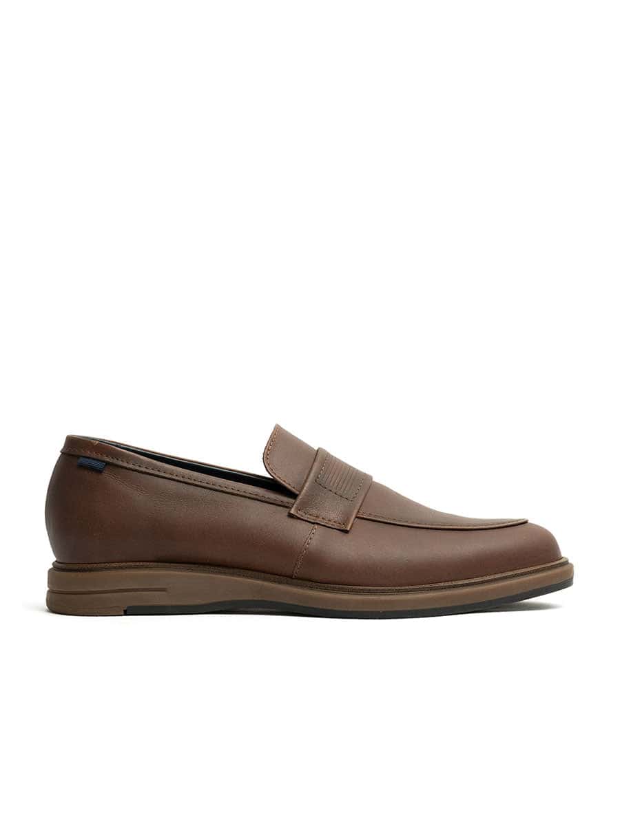 Mocasín casual de cuero para hombre REF MIAM08