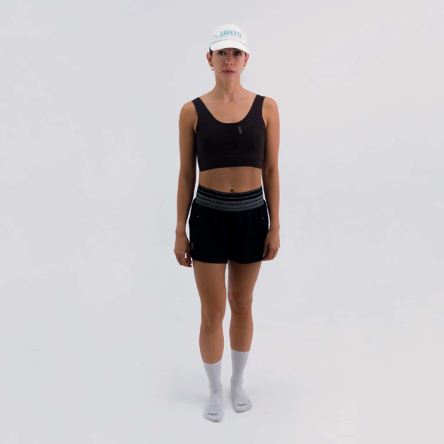 PANTALONETA RUNNING/PÁDEL EXPLORER NERO PARA MUJER - miniatura 1