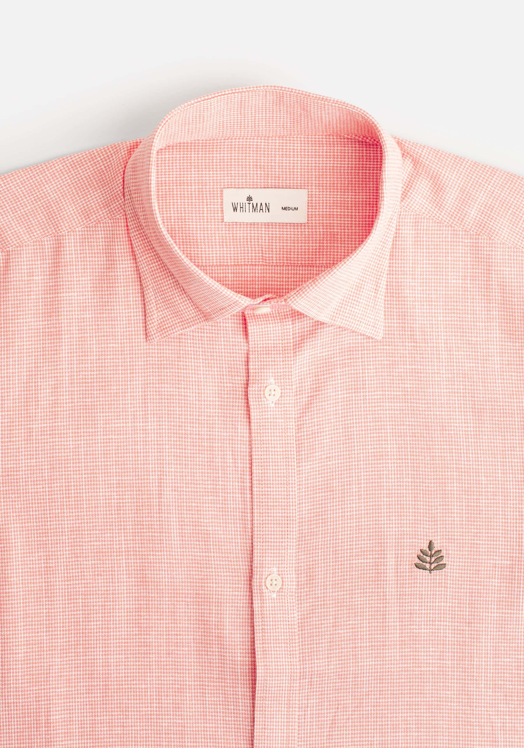 Camisa H CI Cuadros L-Ver Rosado Med - miniatura 2