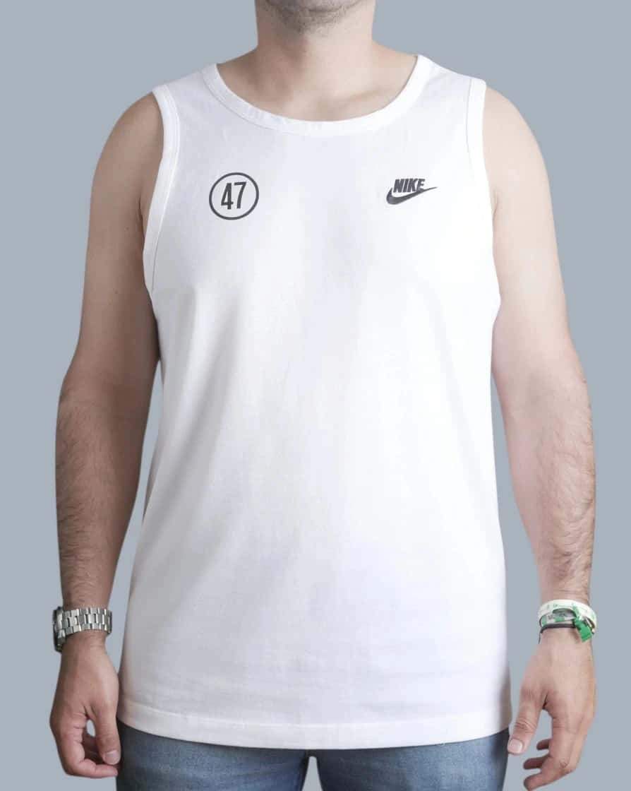 CAMISILLA BLANCA NIKE HOMBRE