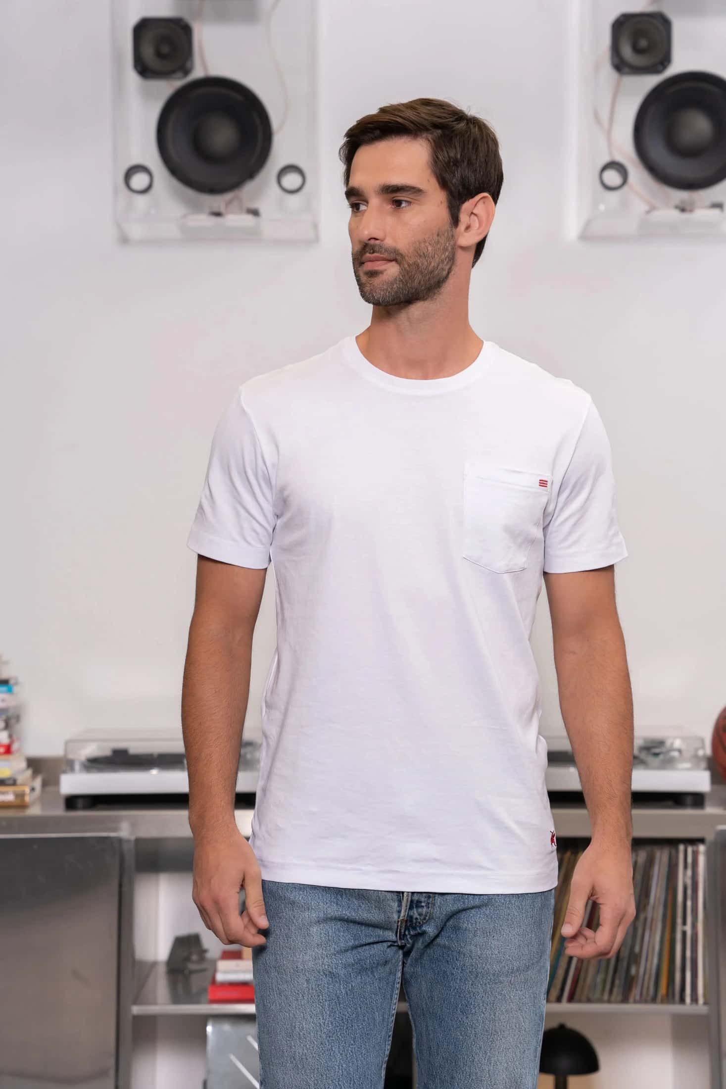 Camiseta Premium Hombre Blanco