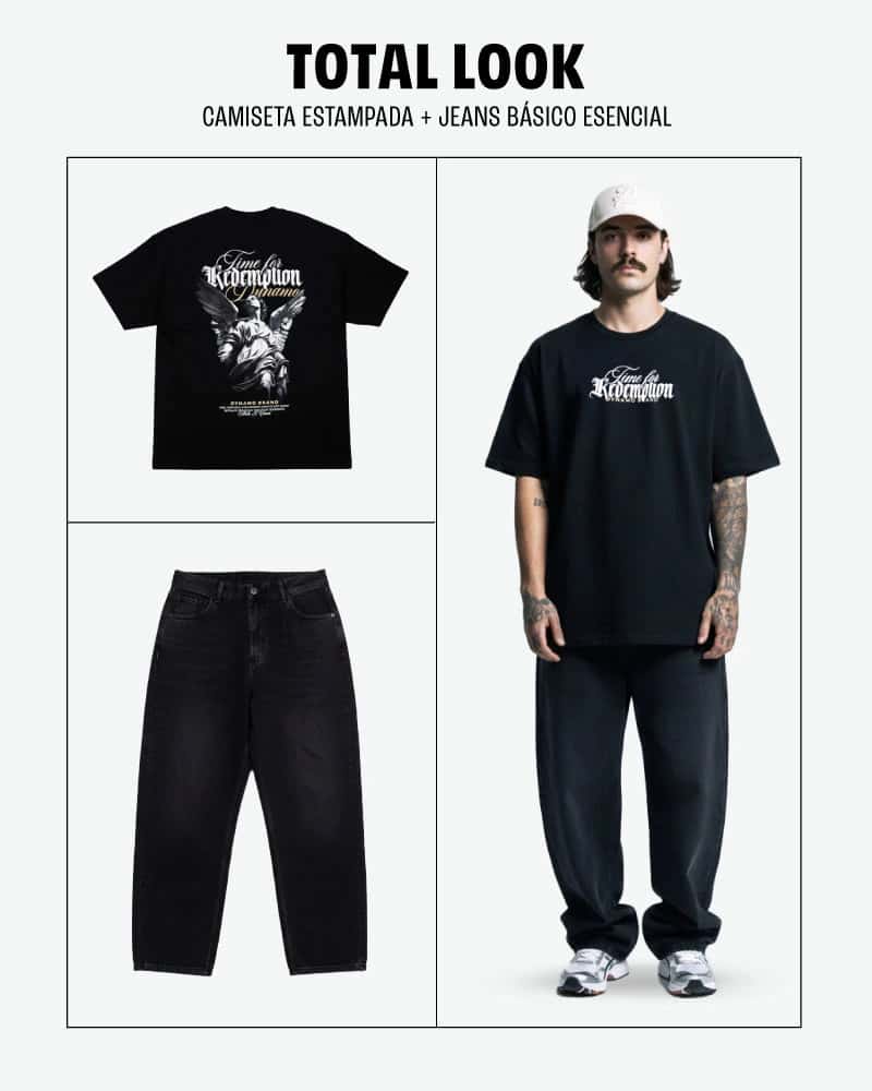Total Look - Redemption + Black Denim - miniatura 1