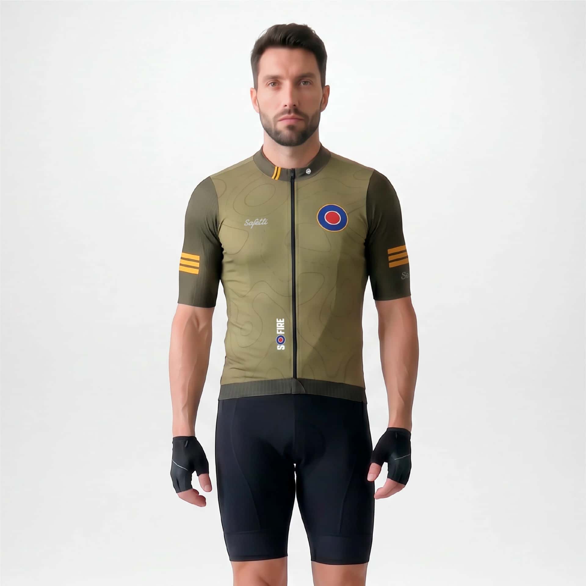 CAMISA CICLISMO MANGA CORTA S-FIRE GREEN PARA HOMBRE