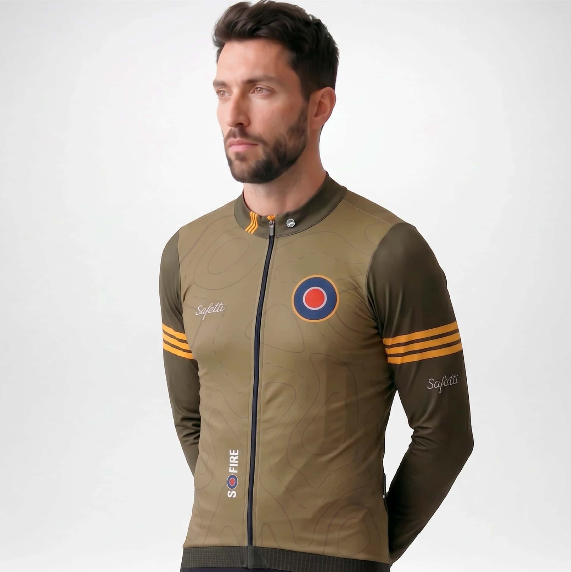 CAMISA CICLISMO MANGA LARGA S-FIRE GREEN PARA HOMBRE - miniatura 3
