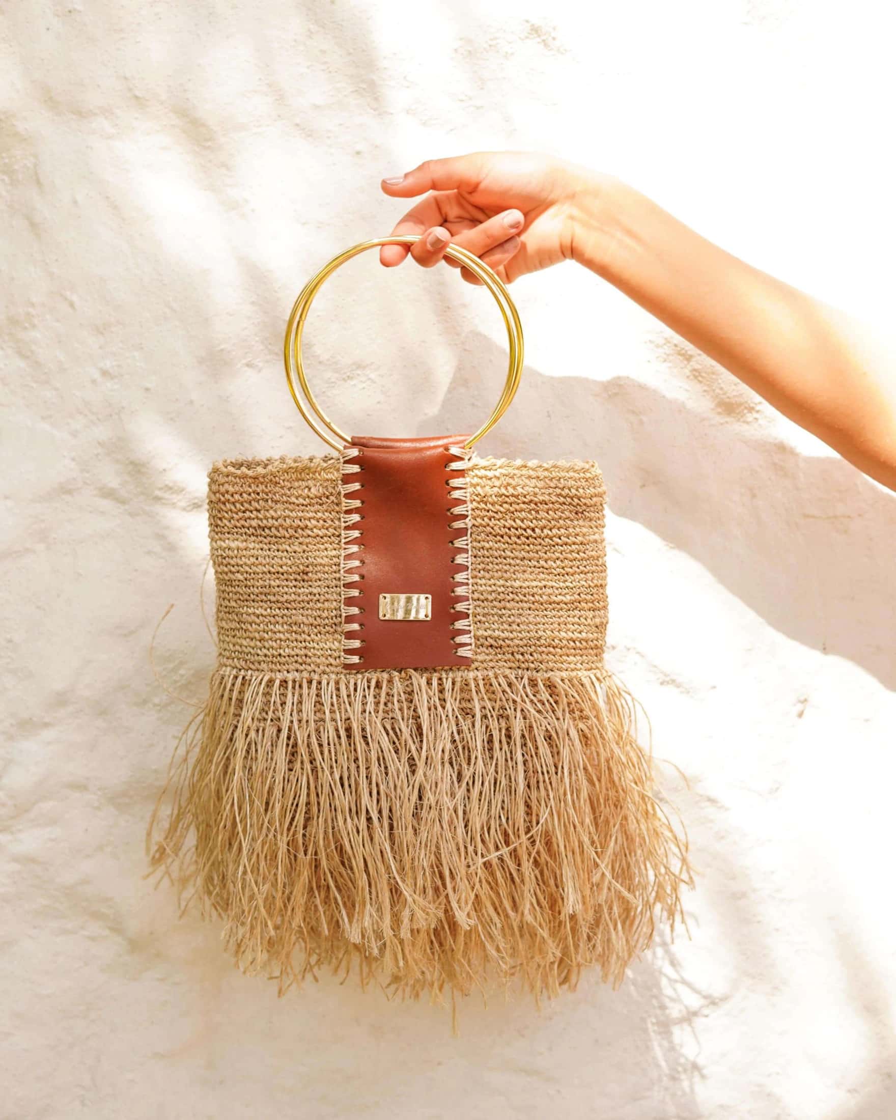 Bolso Geranio Cuero