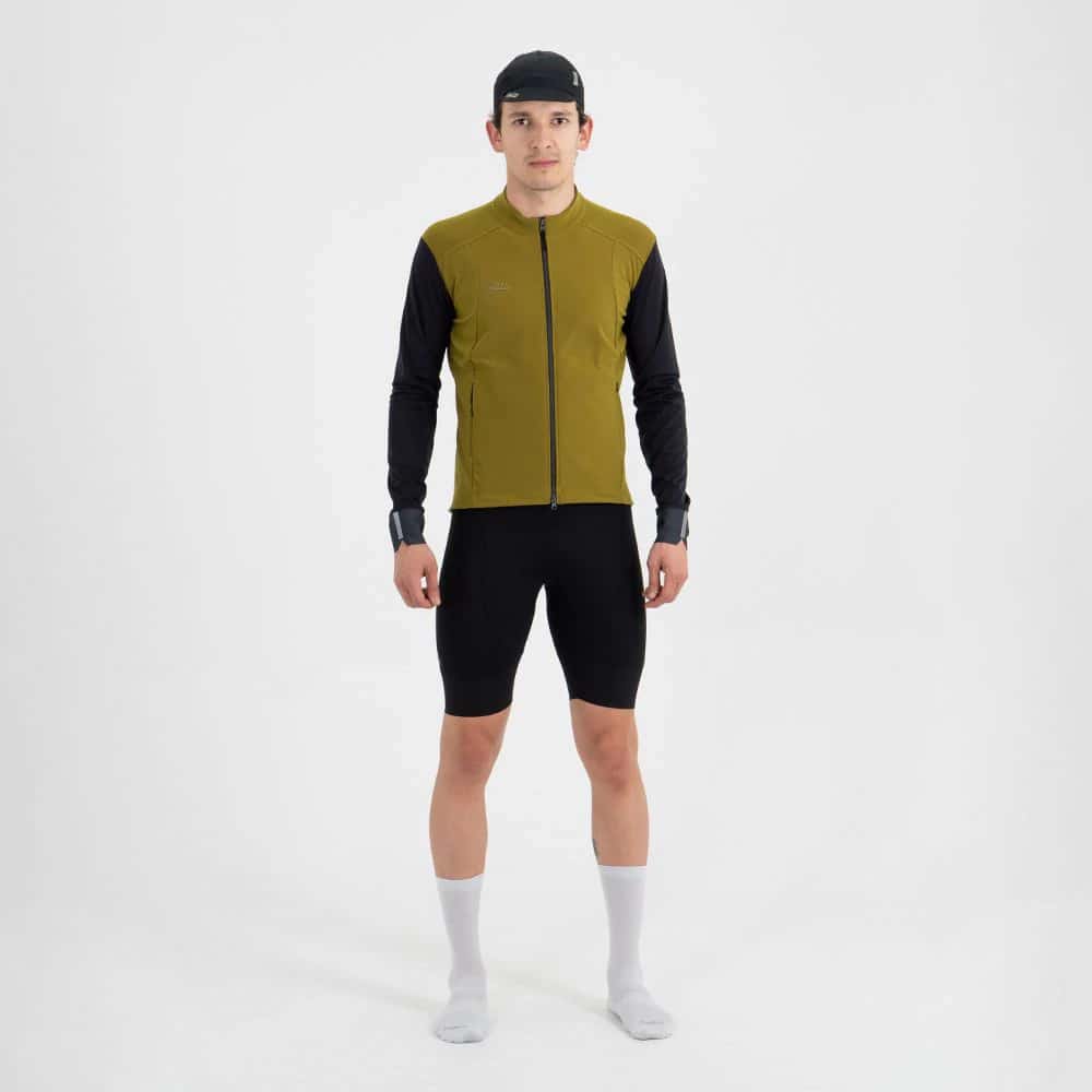 CHAQUETA CICLISMO THERMALTECH OLIVE UNISEX - miniatura 4