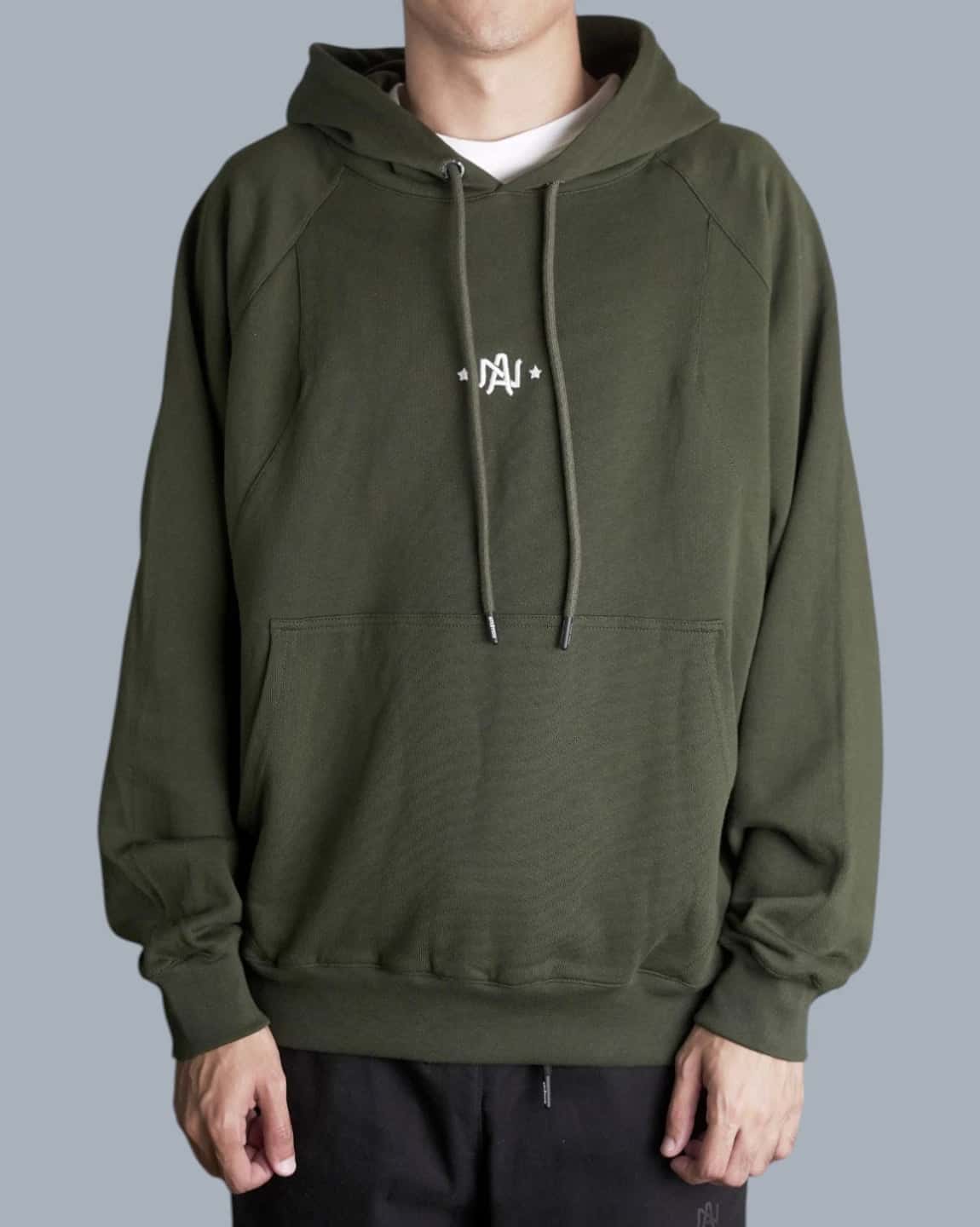 HOODIE VERDE HOMBRE FRENTE AN - 89