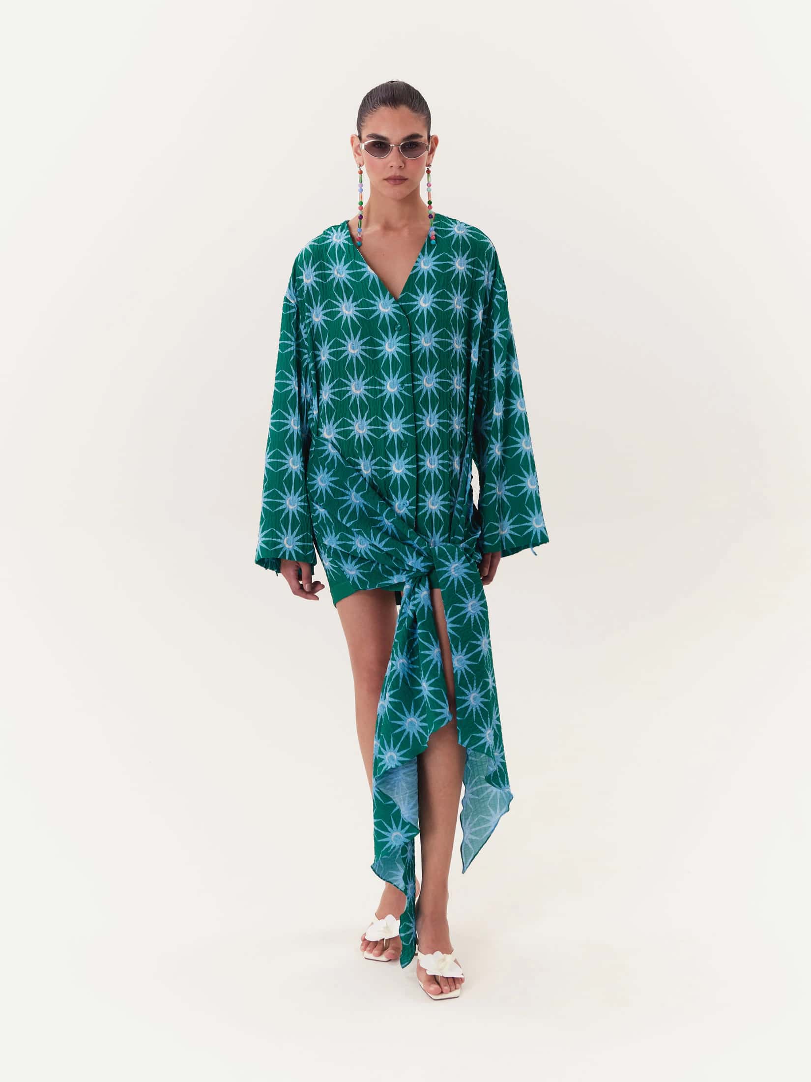 Wrap Dress Solar - Verde