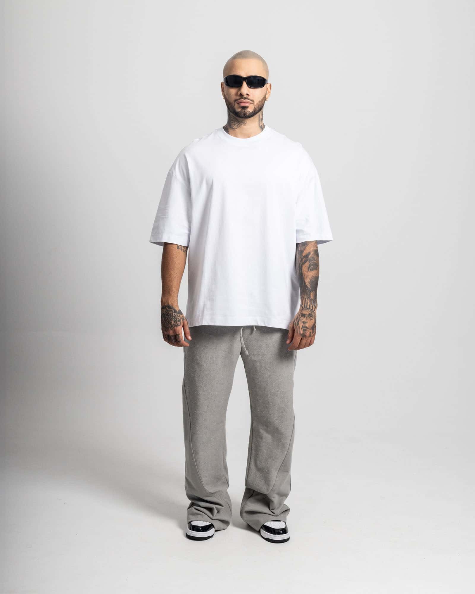 Camiseta básica blanca oversize - miniatura 6