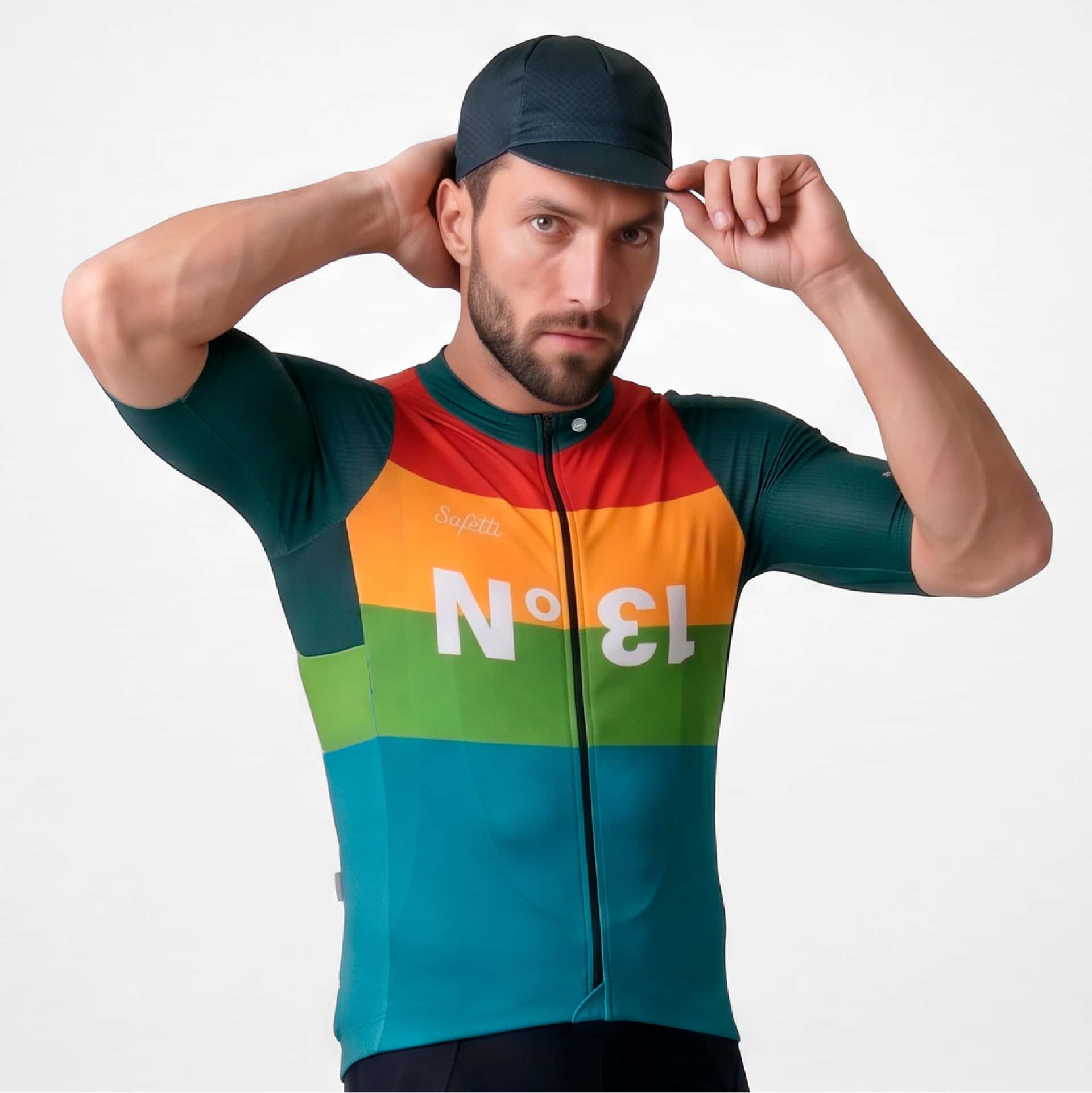 CAMISA CICLISMO MANGA CORTA N-13 PARA HOMBRE - miniatura 3