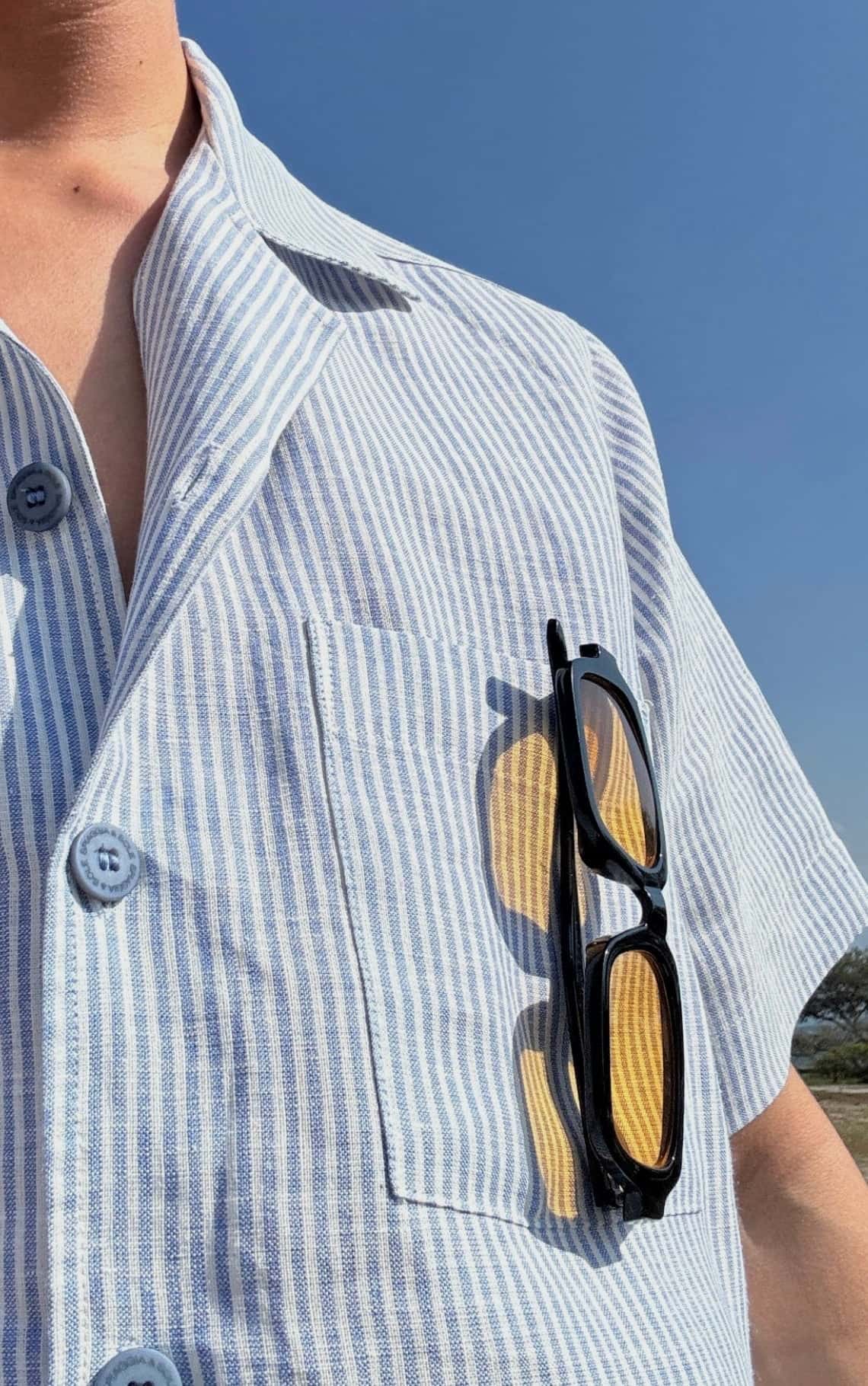 Camisa Portofino Blue Stripe - miniatura 2