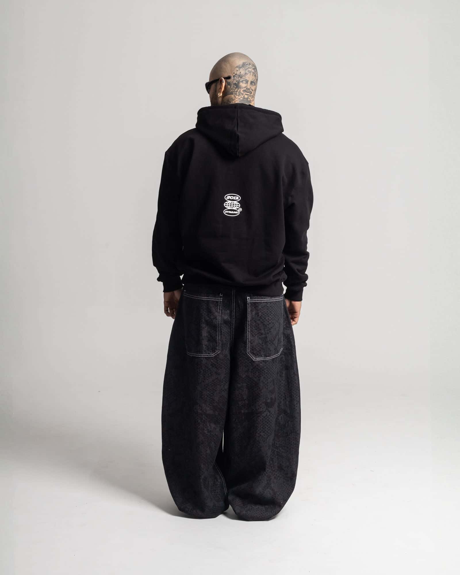Hoodie Oversize Black DNM - miniatura 6