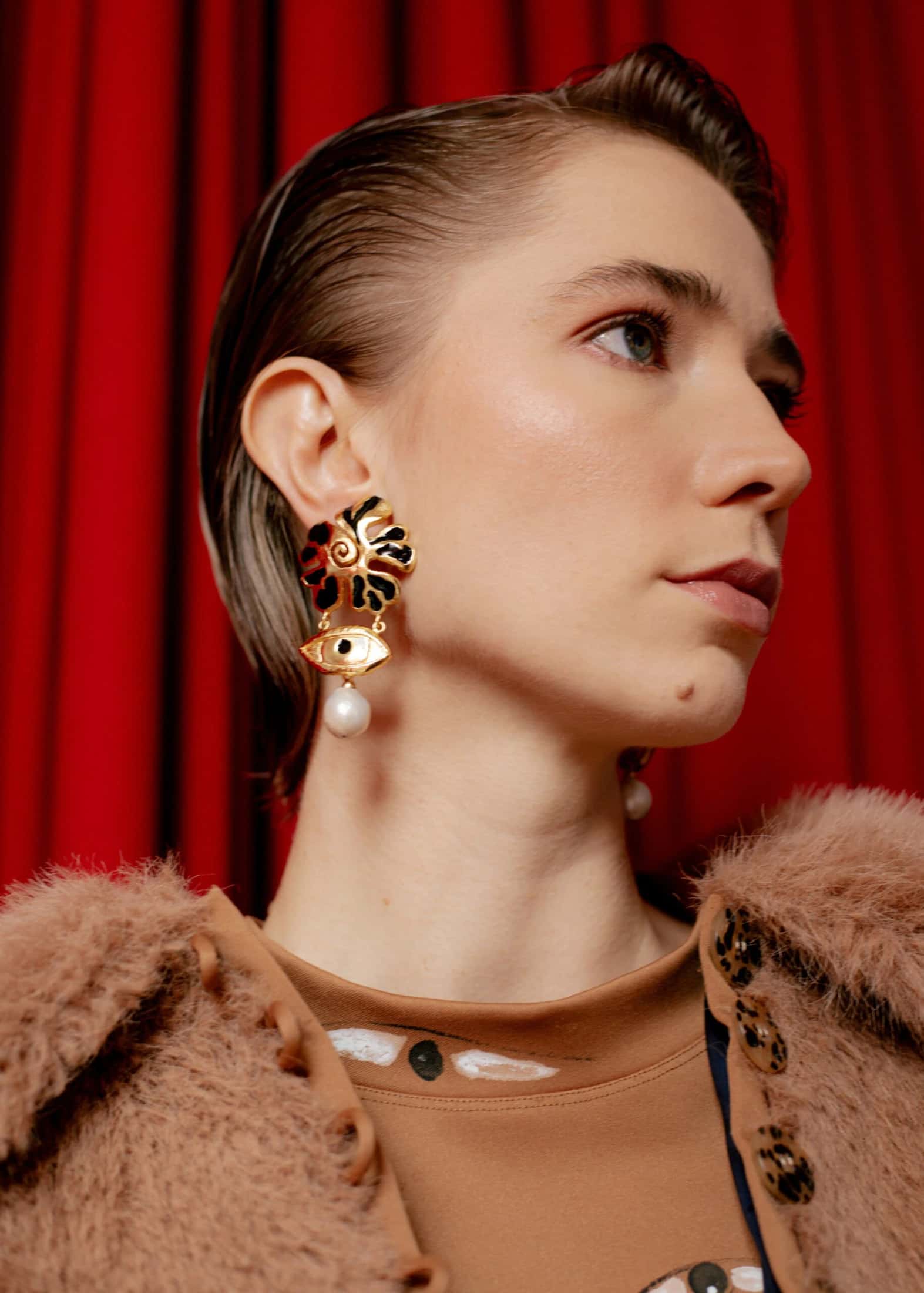 Aretes Auroras Ojos - miniatura 2