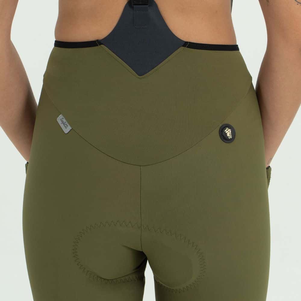PANTALONETA CICLISMO TOSCANA 2.0 + OLIVA PARA MUJER - miniatura 3