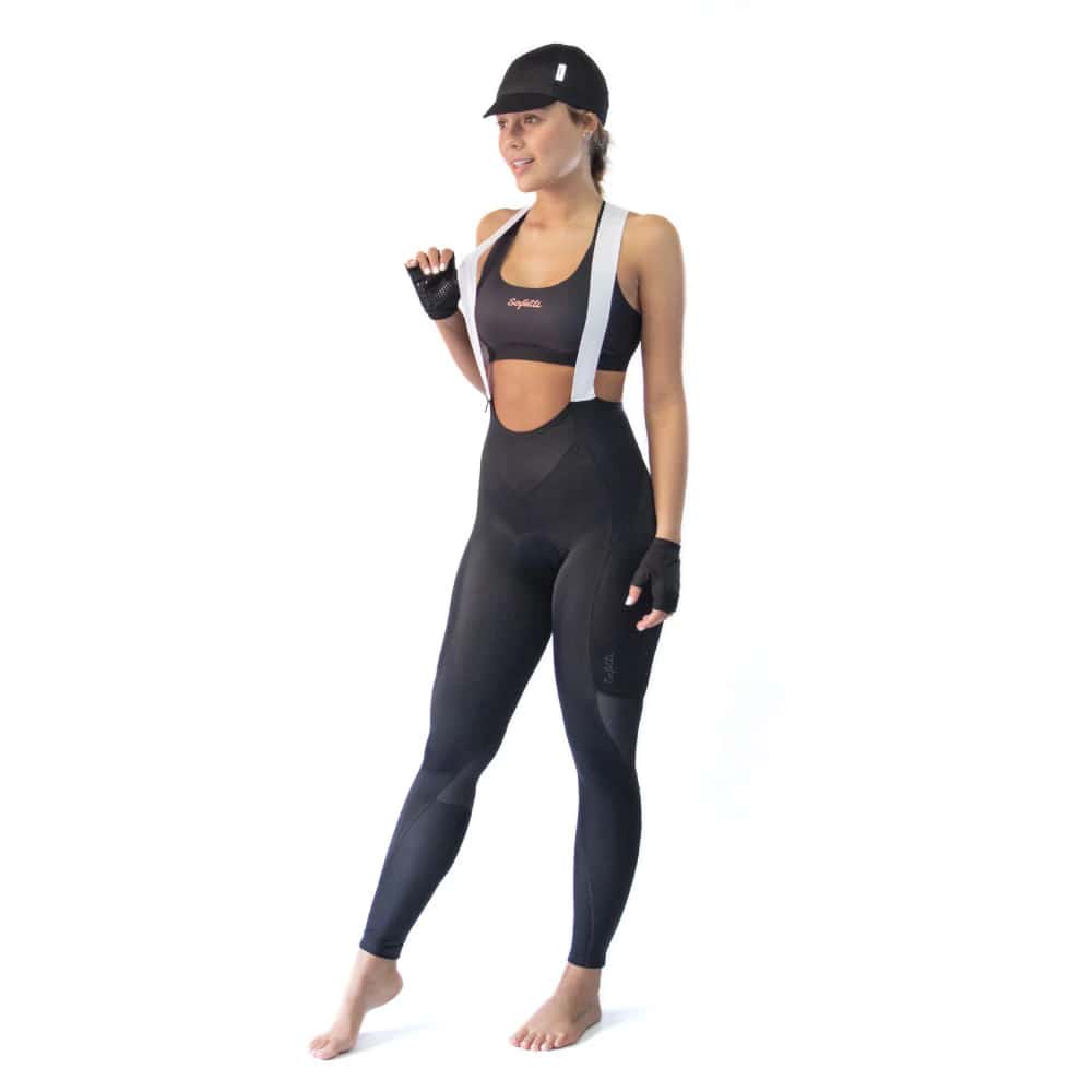 PANTALÓN CICLISMO CON CARGADERAS NÁPOLES + PARA MUJER - miniatura 1