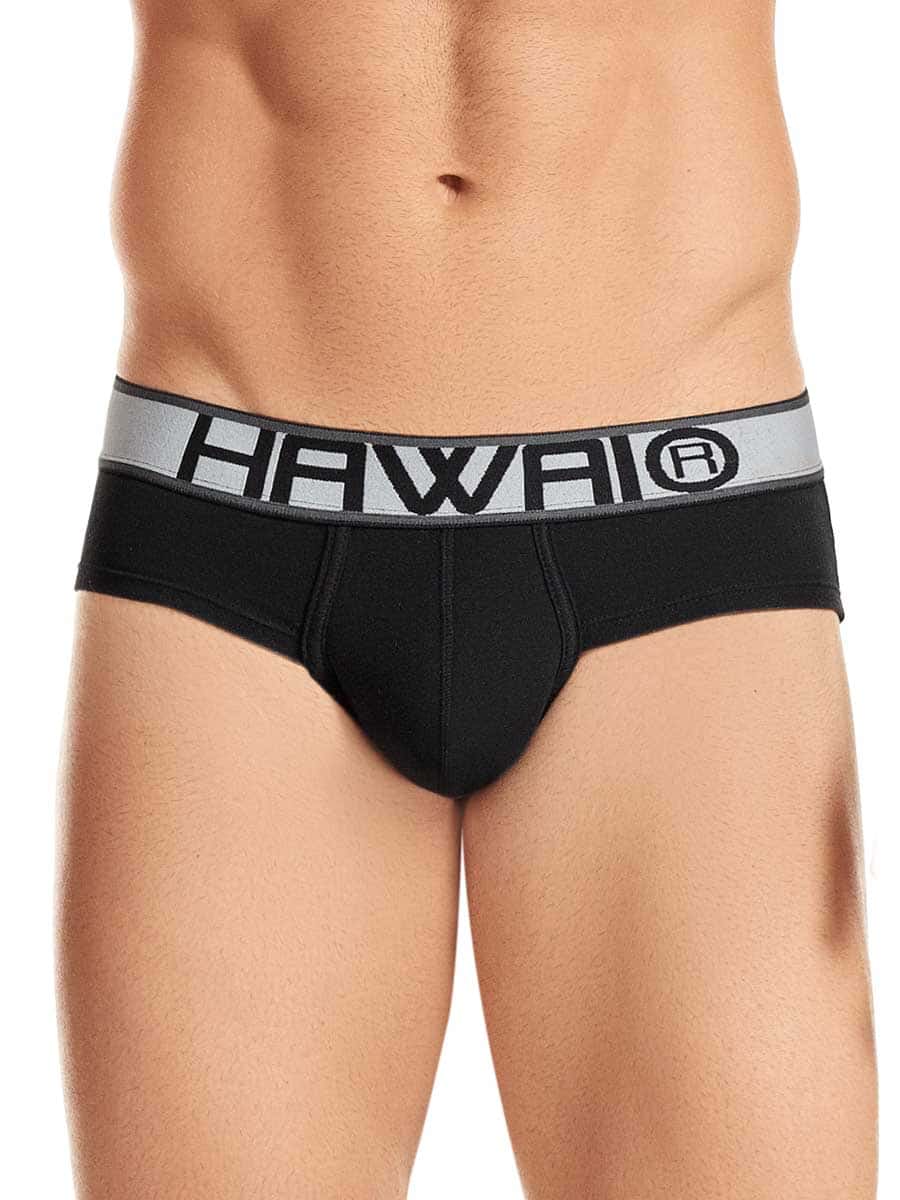 Hip Brief Para Hombre en Algodón Color Negro