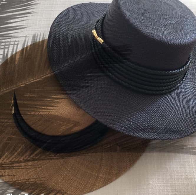 Black Boater Hat - miniatura 3