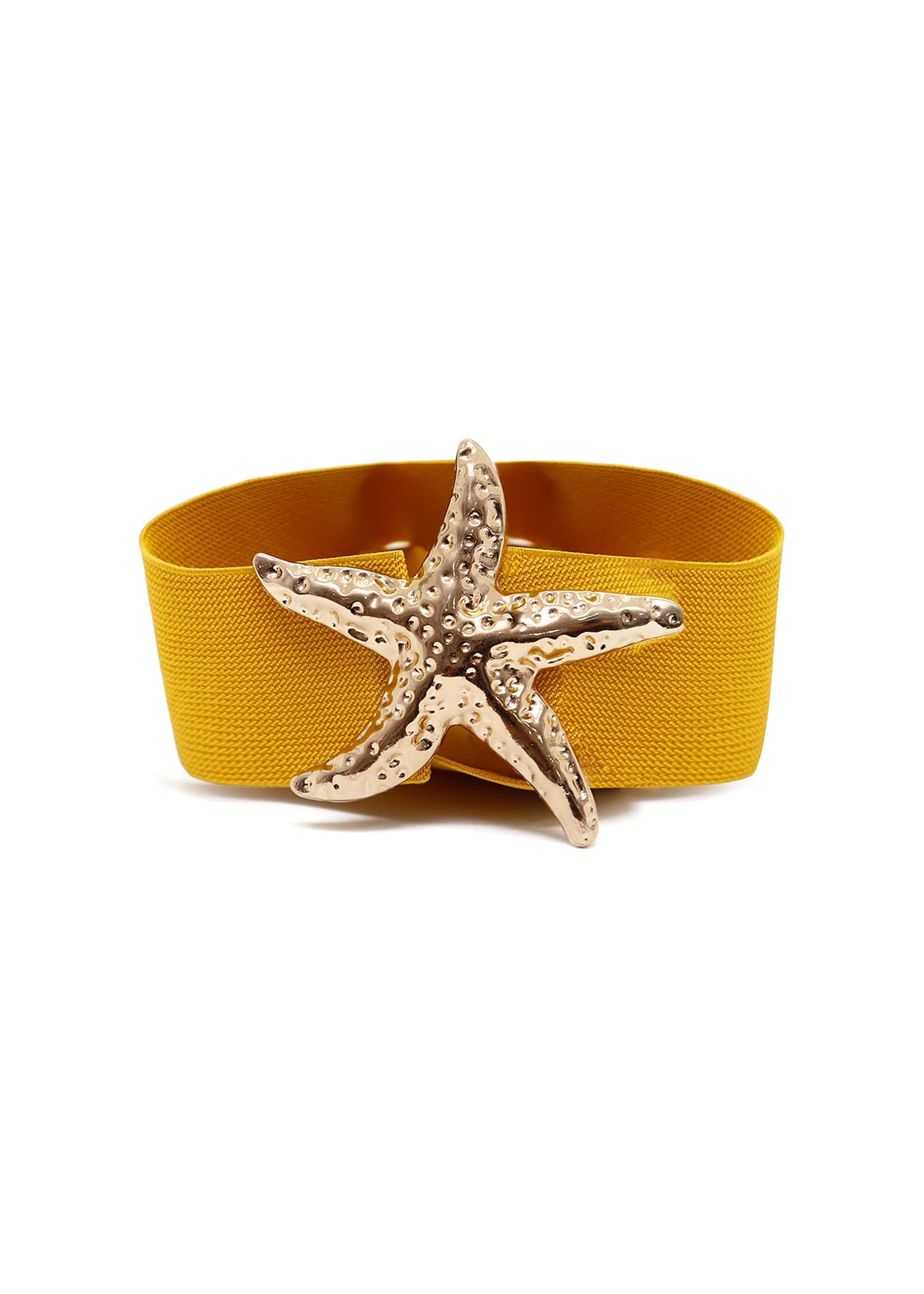 Cinturón con hebilla de estrella de mar