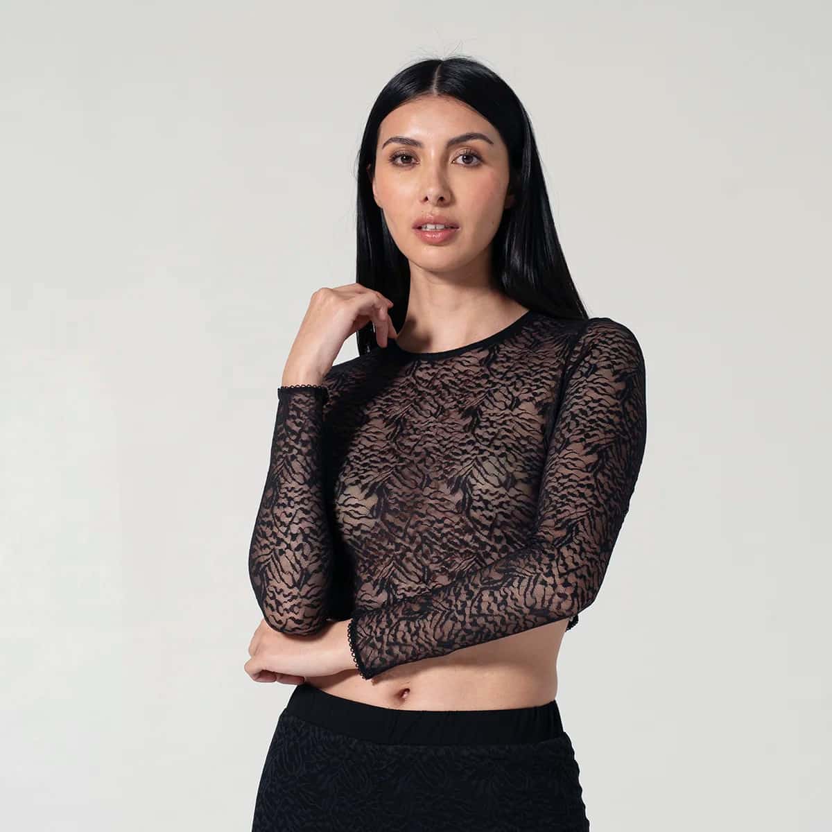 Blusa Crop Slim Gabriel