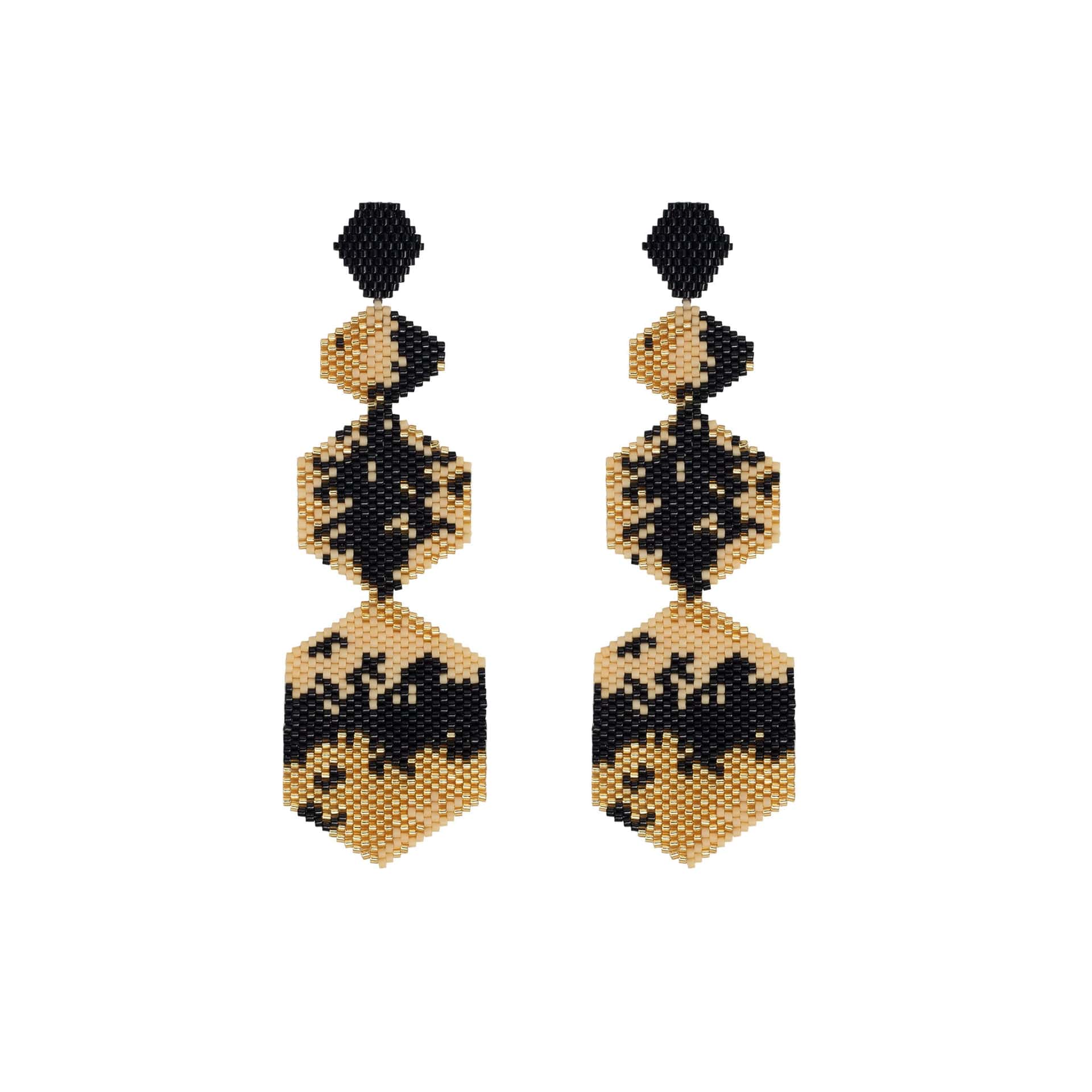 Aretes Noche Beige de Van Gogh