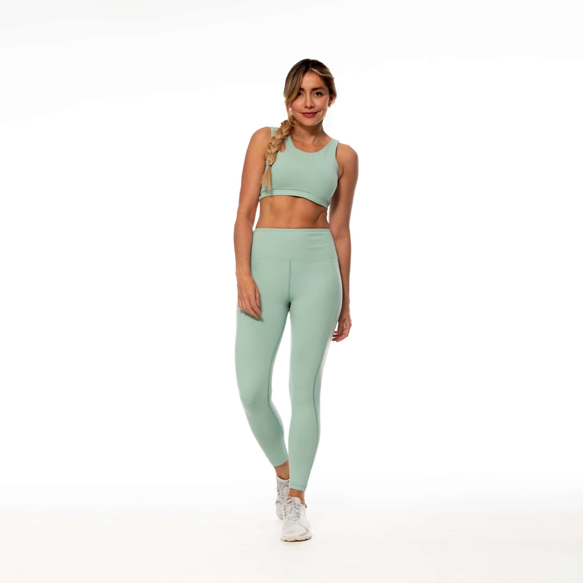 Leggins Solido Verde Menta Femenino - miniatura 2