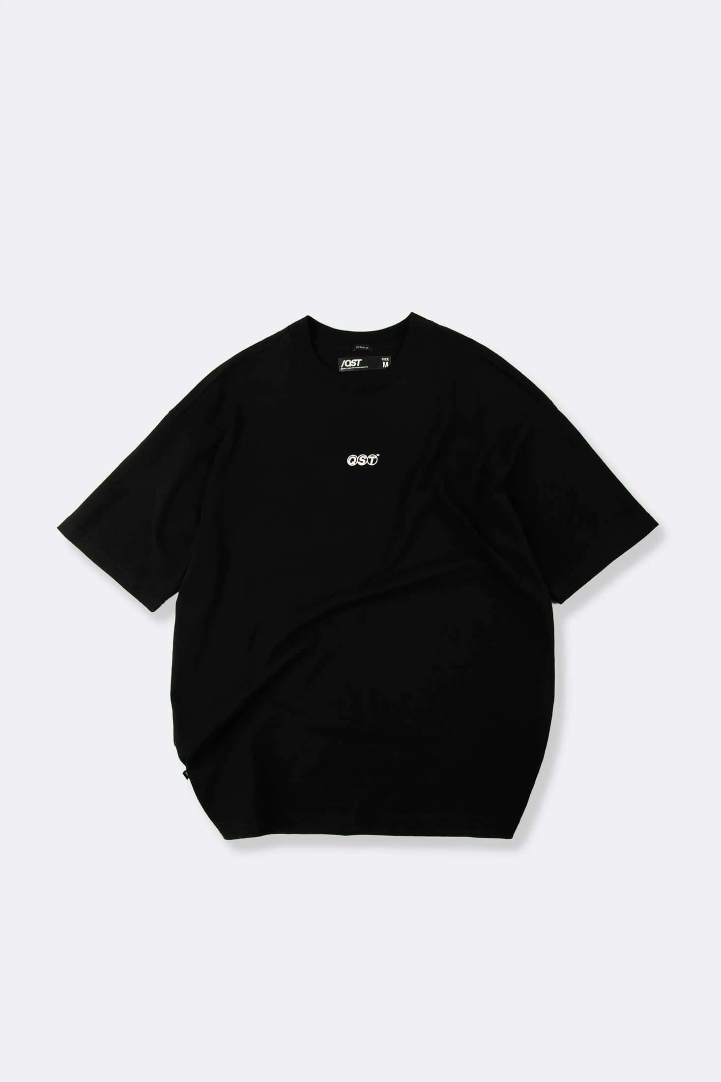 CAMISETA MANGA CORTA COLOR NEGRO