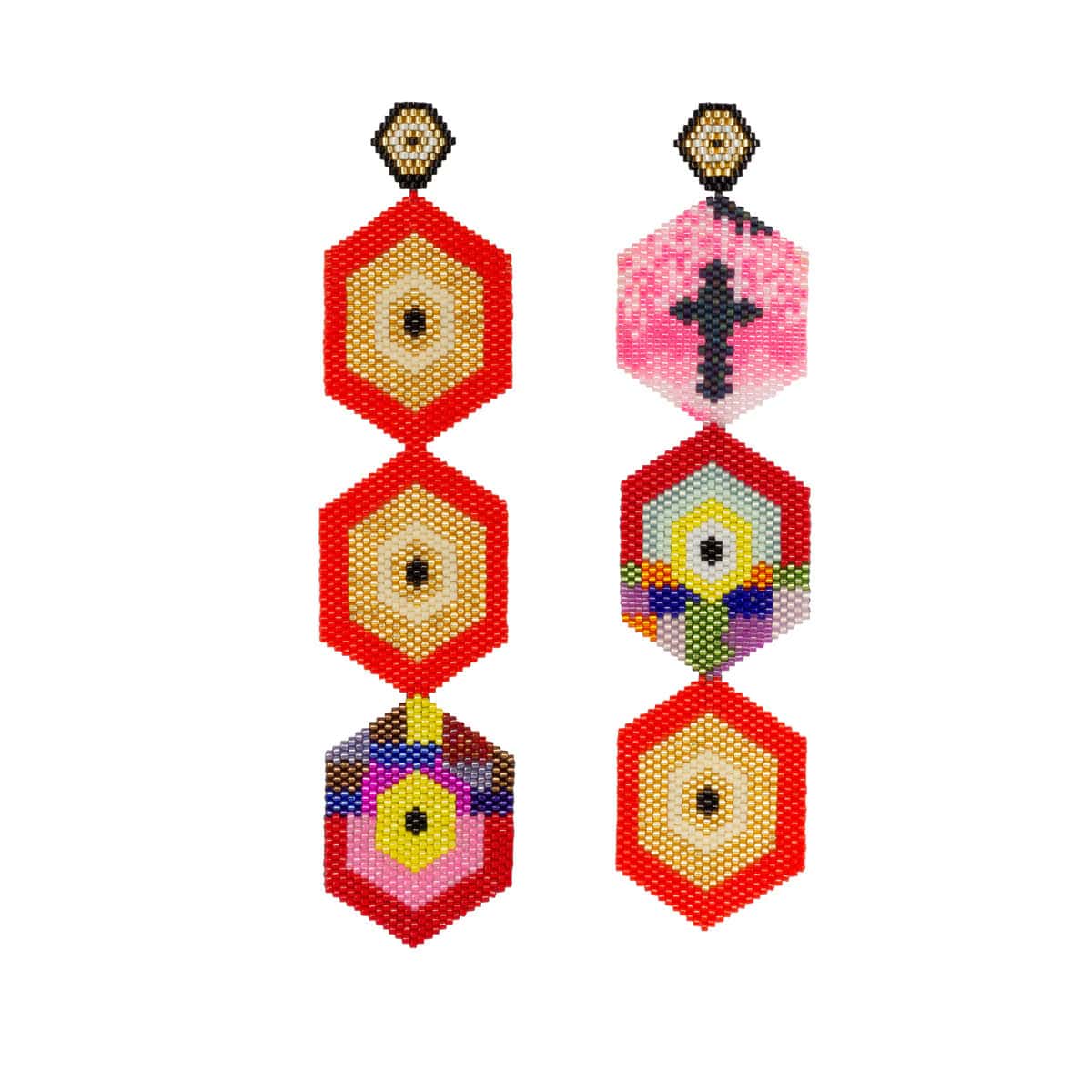 Aretes Tres Horus Nuevo Oeste