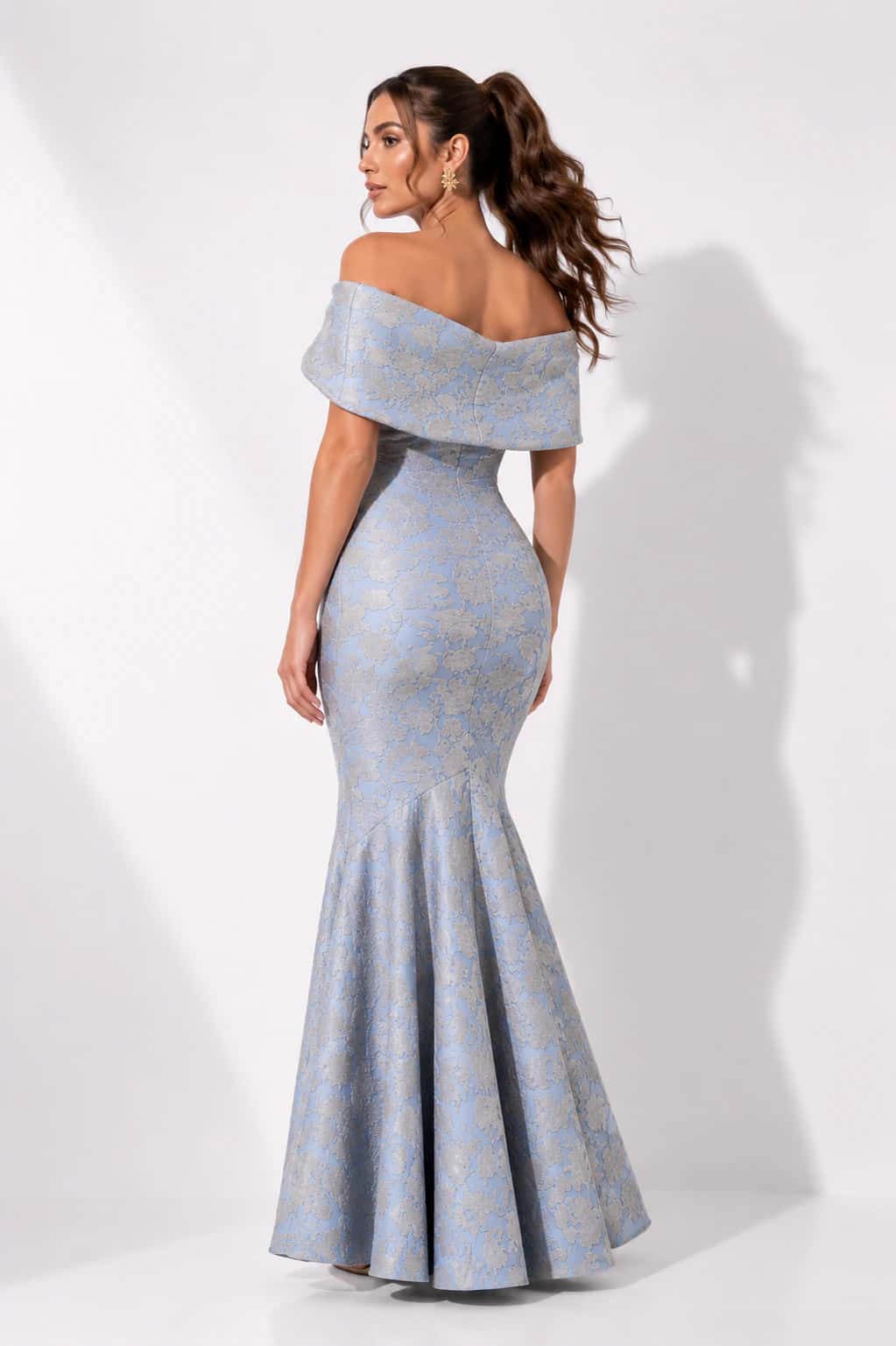 Vestido Sabina Ii Estampado Azul - miniatura 2