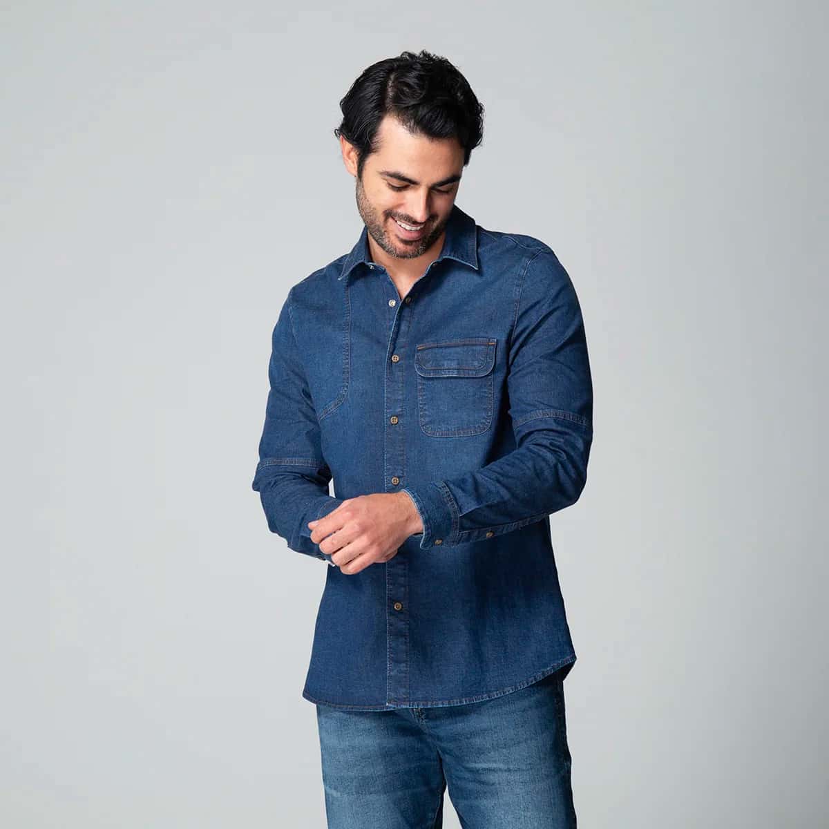 Camisa Denim Regular Dallas