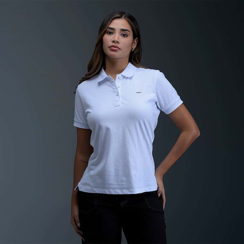 Polo Blanco Mujer