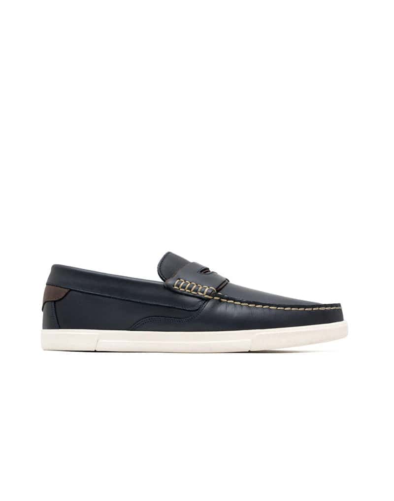 Mocasín casual para hombre en cuero REF 02BAHIA