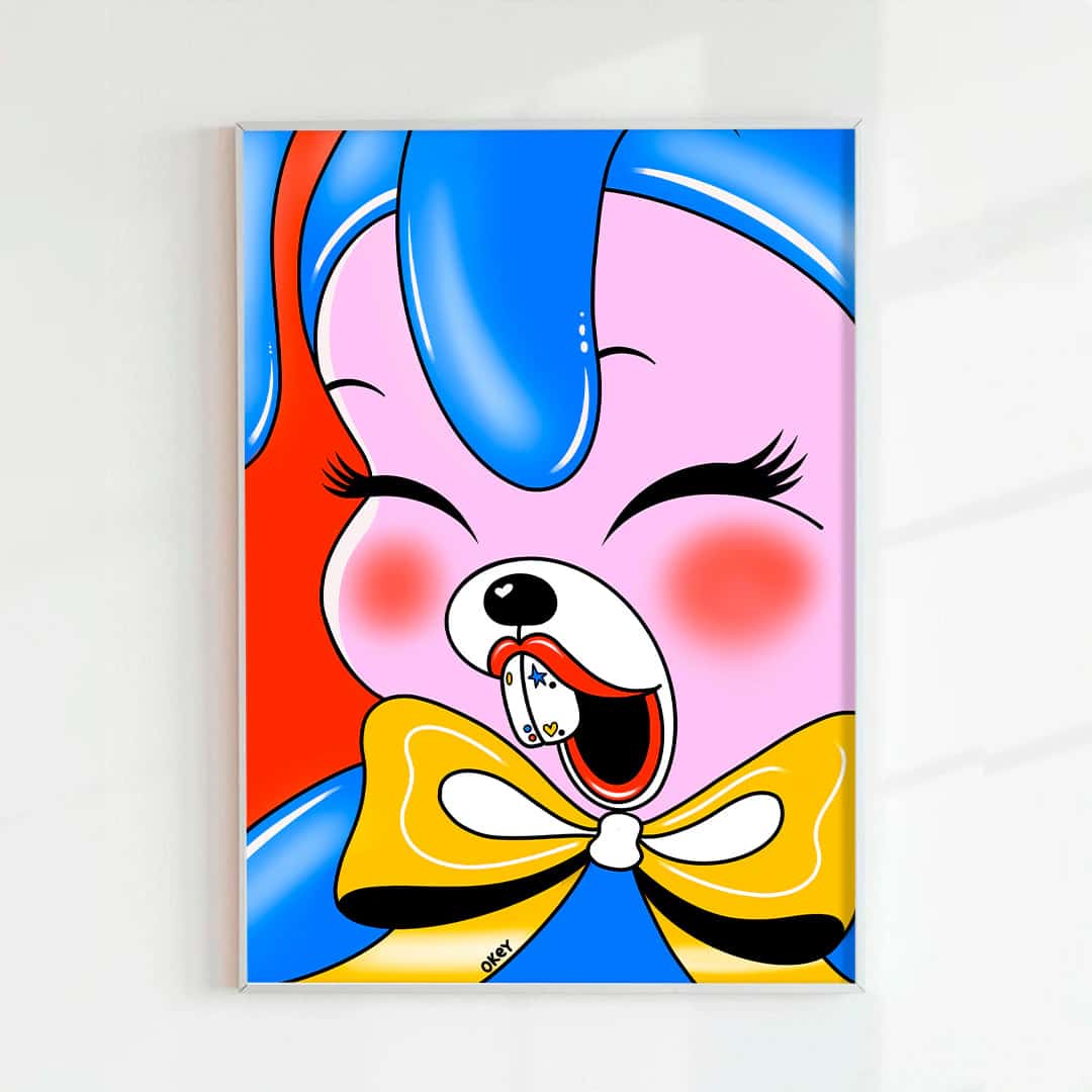Print Oka (Seriado y firmado por artista)