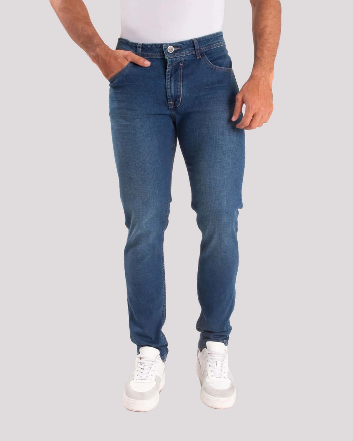 Jean tono medio para hombre
