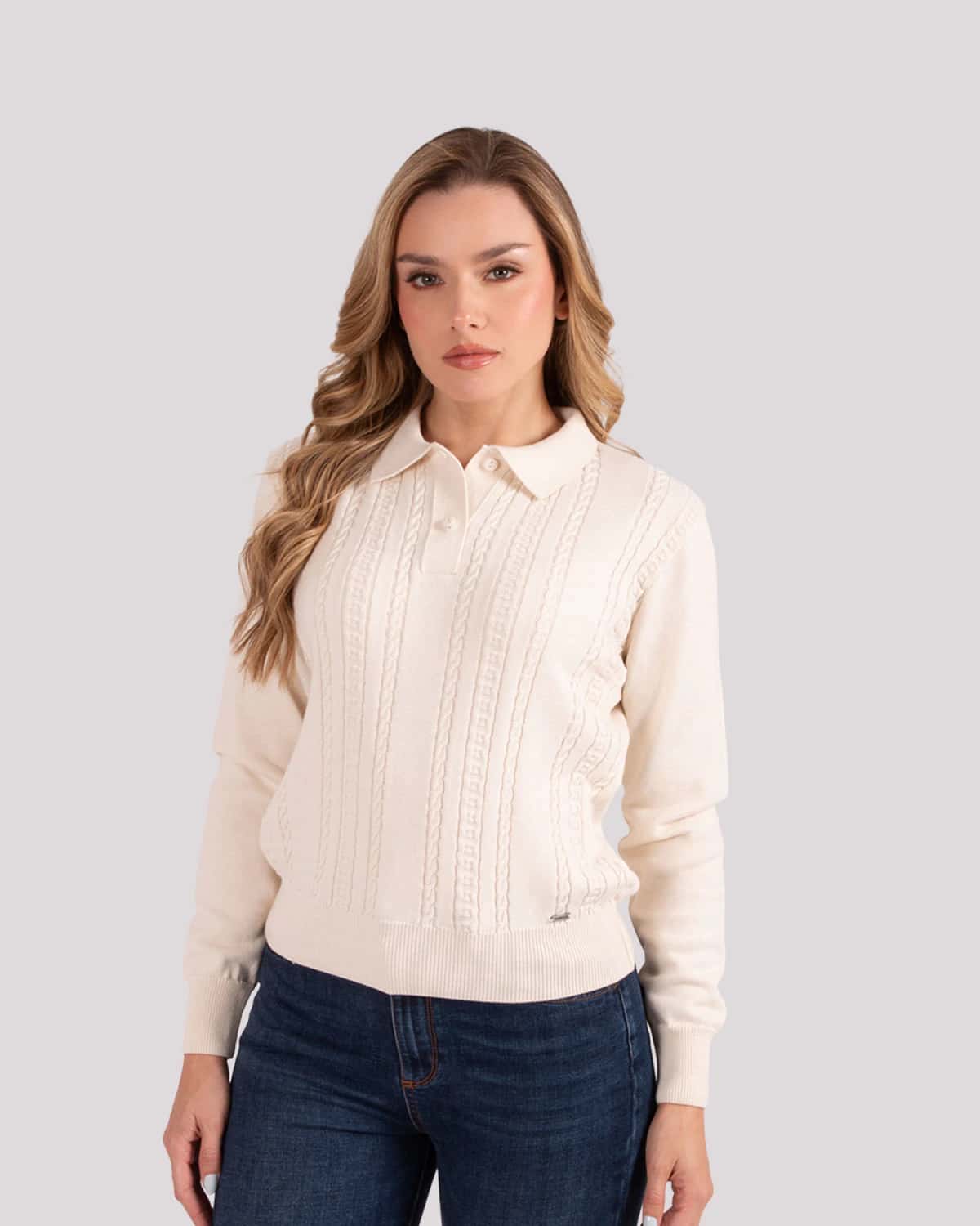 Sweater ivory para mujer