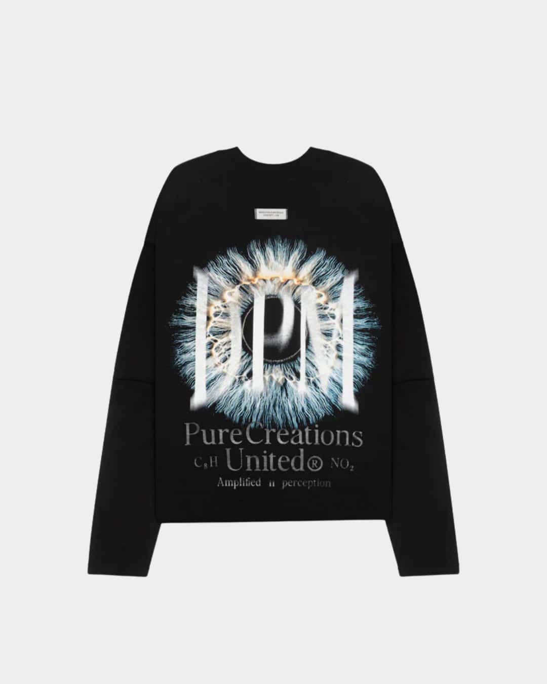 DOPAMINE BLACK LONG SLEEVE T-SHIRT - miniatura 1