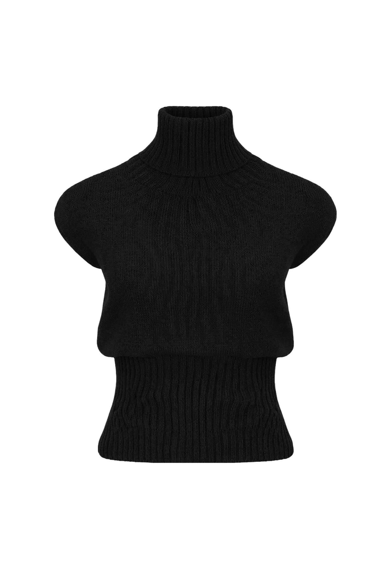 KNITTED BABY ALPACA VEST