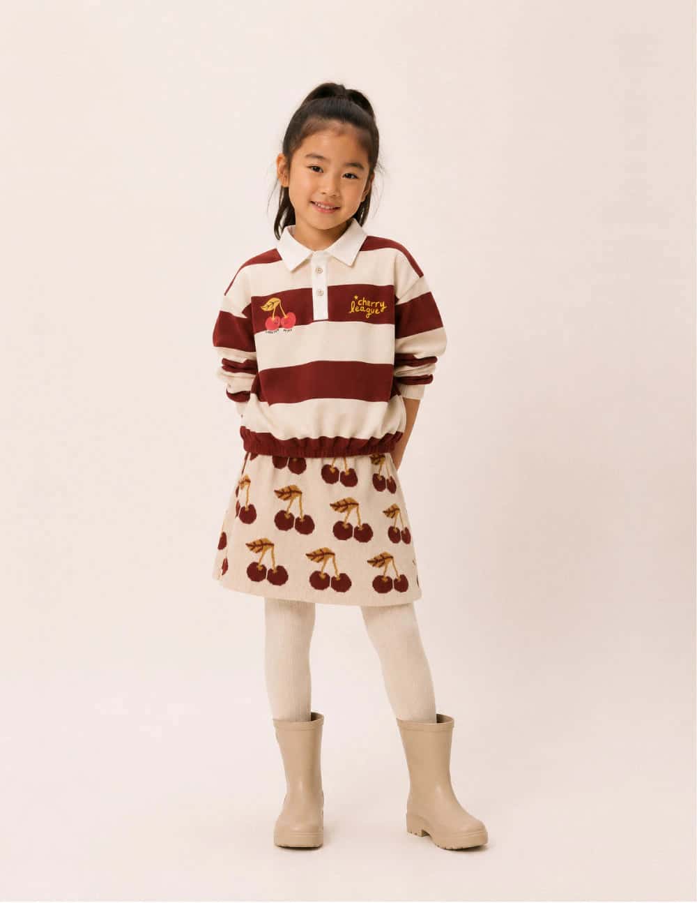 Falda Tejida Cherry Playful