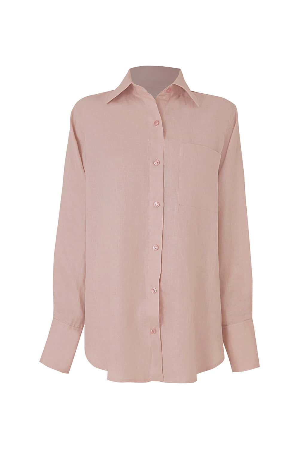 Camisa New Giorgina Rosa lino